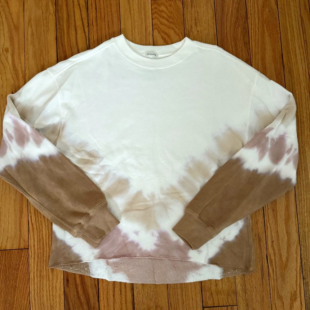 Abercrombie Tie Dye Cropped Crewneck